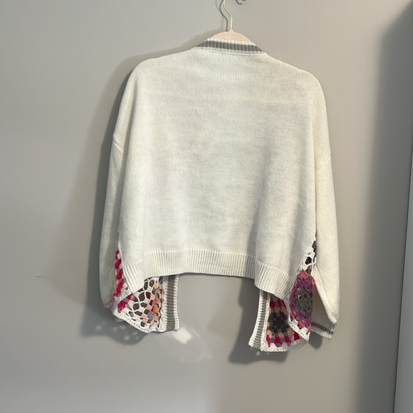 Cute Crochet Patchwork Cardigan - Picture 4 of 4